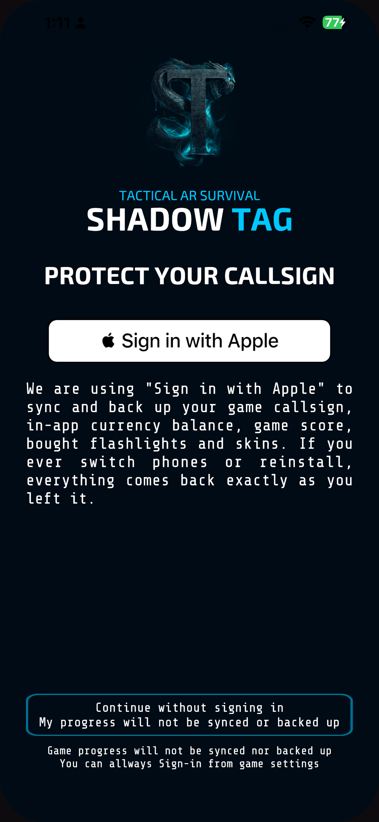 AR Shadow Tag screenshot 1